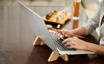 DIY Wooden Laptop Stand for Comfortable Work Setup