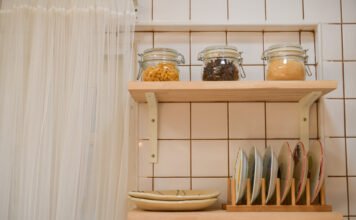 DIY Wooden Spice Rack for Kitchen Wall Storage