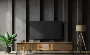 DIY Wooden TV Stand for Modern Living Rooms